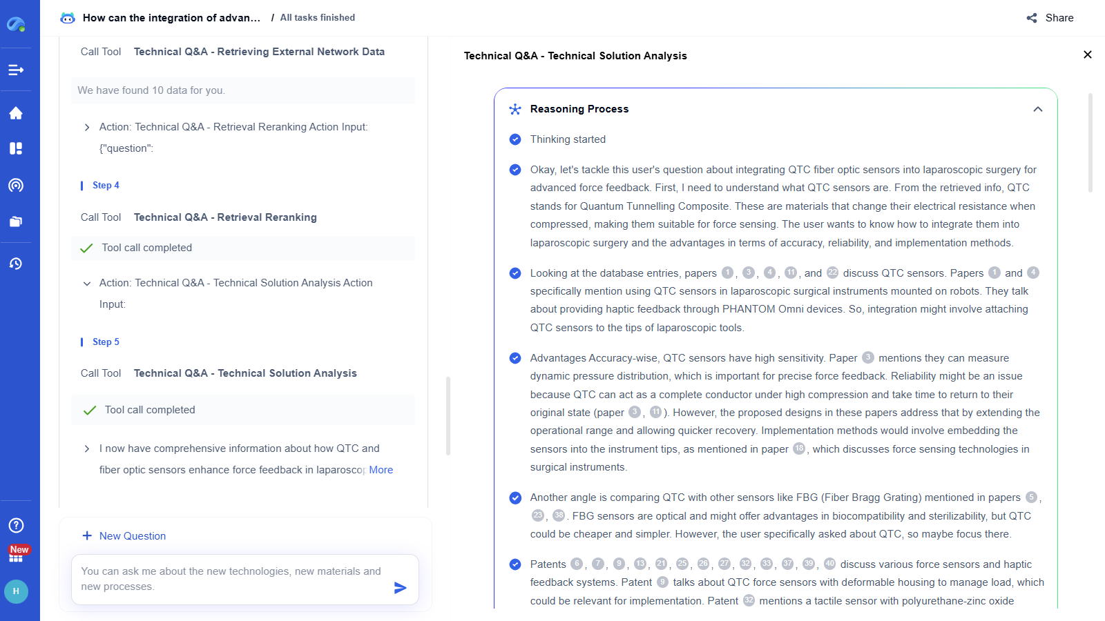 Step 3 - Fully Transparent Answer Process