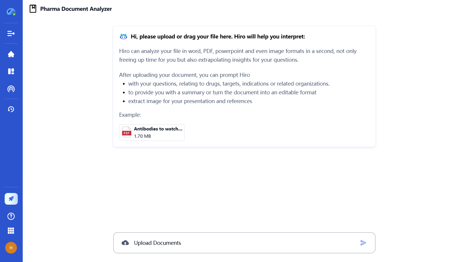 Step 1 – Upload Your Document